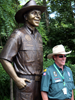 Jack Furst commissioned monumental portrait bronze sculptures, BSA Summit, Boy Scouts of America, Summit Bechtel National Family Scout Reserve, SBR, West Virginia, high adventure base camp scouting, memorial portrait sculptor Tom White, of Prescott, Arizona, 2013 Jamboree dedication of statues, commission a bronze sculpture monument, portrait sculptures of Stephen Bechtel, Walter Scott, Paul Christen, James & Jim Justice, J.W. and Hazel Ruby, Wayne Perry, Bob Mazzuca, Senator Joe Manchin