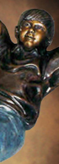 Contemporary lifesize bronze sculpture of little boy daydreaming, bronze statues of teacher and children, sculpture of little boy, portrait bronze sculptures of children, children playing statues, teacher reading to children bronze monumental statues, Wilson Public Library, Cozad, Nebraska, memorial teacher statue, bronze portrait commissions, monumental bronze sculptor, Tom White, fine art figurative bronze sculpture of teacher reading to children, library statues, park sculptures