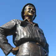 Monumental life-size bronze statue, Medal of Honor recipient Pfc. Emory L. Bennett, Riverside Park in Cocoa, Florida, public war memorials, figurative bronze portrait sculptures of soldiers, military war memorial monuments, Korean war statues, Korean war memorial bronze sculptures, veteran memorials, coast guard statues, army soldier sculptures, air force soldier monuments, army soldier portrait bronzes, bronze monuments of marine soldiers,  figurative portrait bronze memorials of military personnel, life-size bronze statue of a Gold Star Mom, public monumental heroic military bronze commissions, commission a sculpture of a soldier