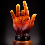 Jerry Garcia Monumental bronze Jerry Garcia hand sculpture at Jerry Garcia Glen, Santa Barbara Bowl, "Grateful Dead" Jerry hand bronze statue, Tom White monumental bronze sculptures for public parks, custom commission bronze statues, memorial bronze monuments, tabletop psychedelic Jerry Garcia hand bronze sculpture, portrait commission statues public figures